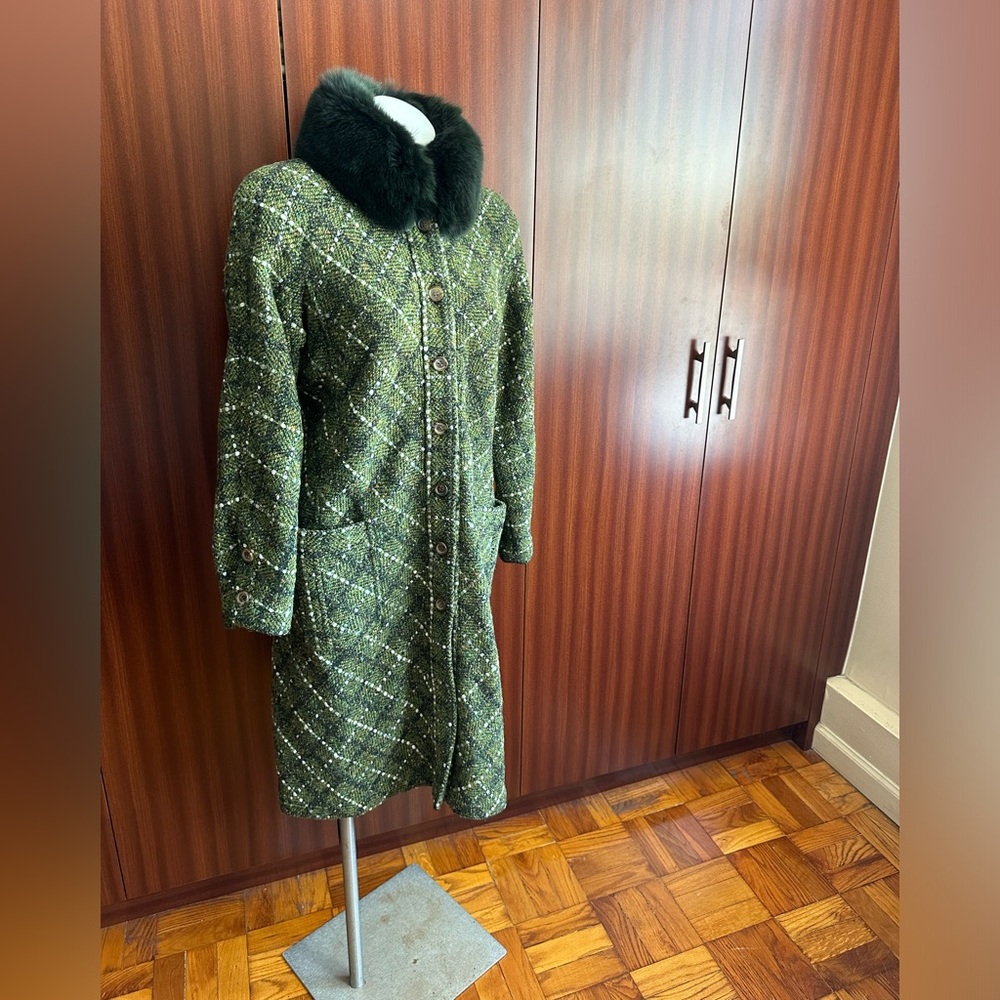 Fabulous VALENTINO unlined Coat s 10(fit M/S) 76%Wool,20Polyester3Viscosa1Cotton